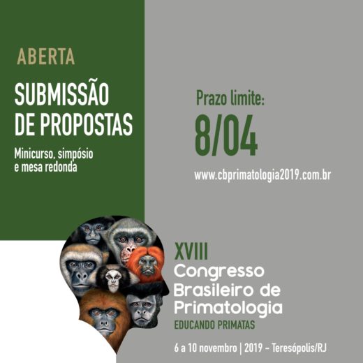 XVIII Congresso Brasileiro de Primatologia – Educando Primatas